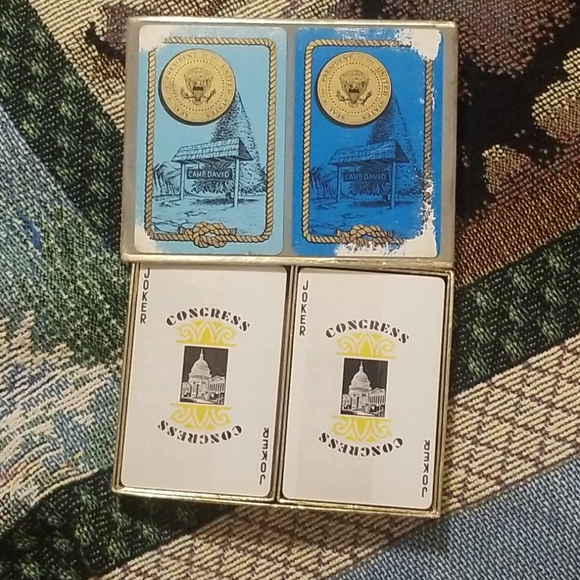 Camp David Double Deck of Playing Cards